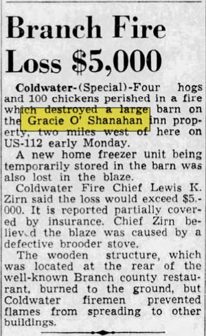 Grace OShanahans - May 01 1950 Article